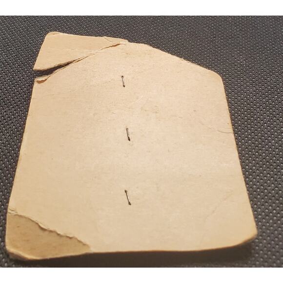 Vintage Ultra Kraft 3 Translucent Clear Round With Star Hard Plastic Buttons - Picture 5 of 5